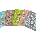 Cartoon Stickers Sticker Vinyl Label Lovely Cartoon Character Label Stickers Vinyl Stickers