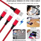 Logo Customized Logo Usb A Cable Custom Logo Usb Cable 3 In 1 Multi-function Charging Cable