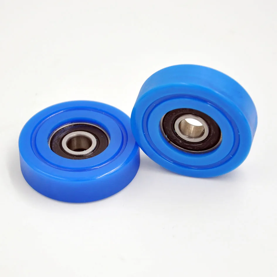 PU60840-11 608RS 8x40x11mm plastic coated bearing polyurethane wheel material