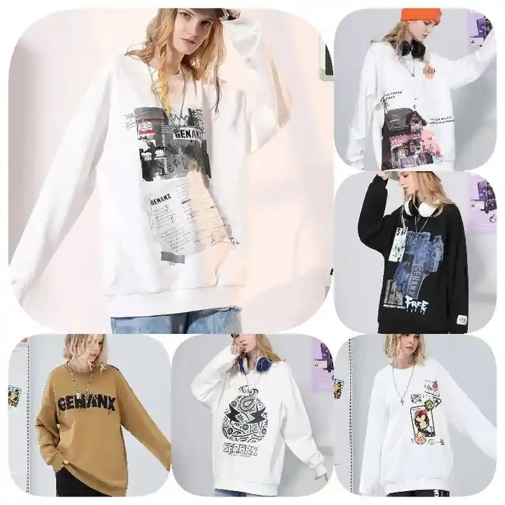 2024 Wholesale Trendy Lady Clothing Sweatshirts Casual Pullover Women's Hoodie for Winter