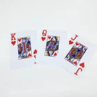 Table Game Poker Poker Factory Custom Table Game Cards Pvc Poker Deck Plastic Waterproof Playing Cards