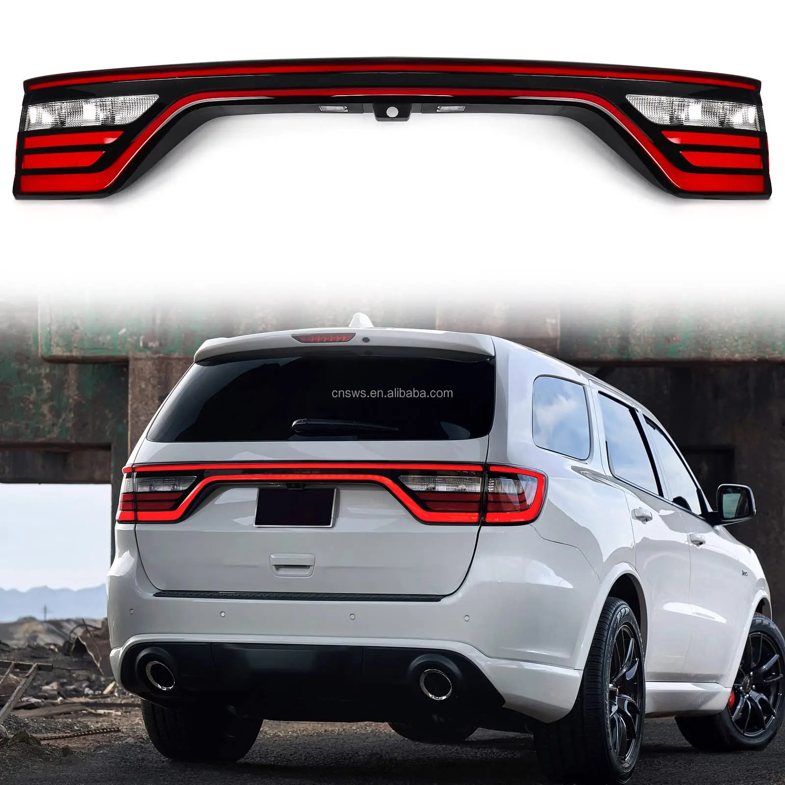 gaminys aukštos kokybės led centrinės tali lempos galinis žibintas, skirtas Dodge durango 2014 2020 srt style oem 68453659aa-35