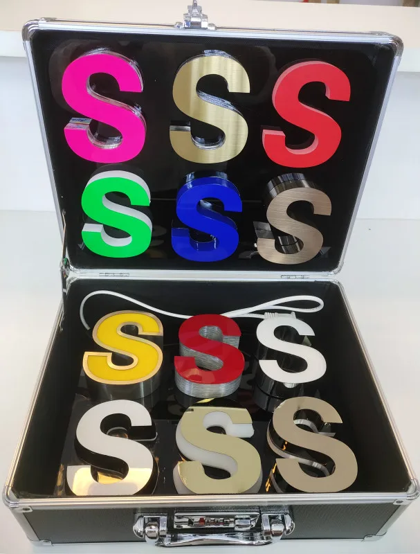 product wholesale price outdoor used led advertising rgb led 3d channel letter signs sample box logos-1