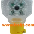 Flash Solar Warning Light Red LED Traffic Warning Light Solar Poewer Solar Flash Light