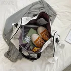 Bag Overnight Bag Leather Carry-on Shoulder Duffel Tote Bag For Women Men Black