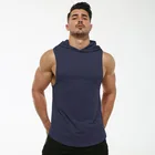 Cotton Tank Custom Mens Singlet Cotton Gym Vests Training Tank Top Men Fitness