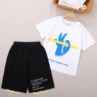 Boy Baby Clothing Casual Boy T Shirt Shorts Outfit Yellow White Baby Tee Shirt Short Sleeves Boy'S Clothing Sets