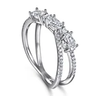 Wedding Rings Ring Customized Engagement Wedding Rings 925 Silver Diamond Ring