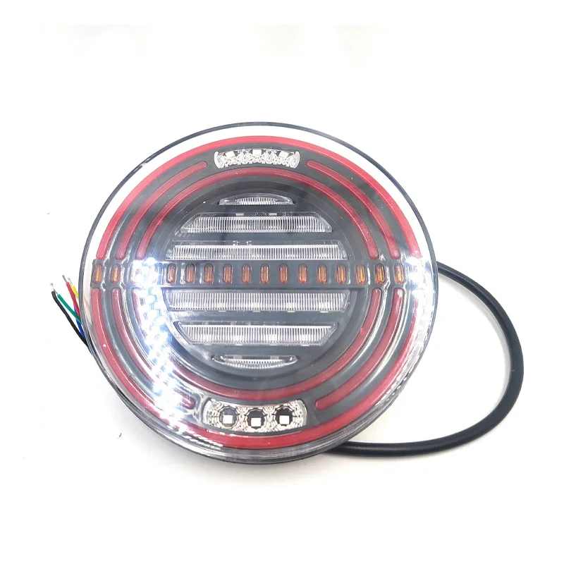 4INCH Warning Lamp Trailer Light Truck LED Stop Brake Turn Signal Reverse Lamp Rear Tail Light for Truck Trailer Lorry caravan 2