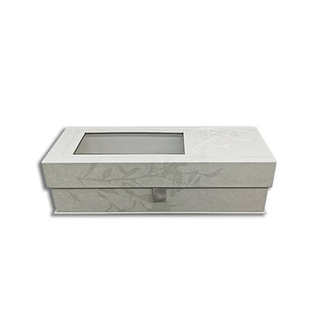 China Factory Fashion Choice Customized LOGO Scarf Gift Box With Ribbon Flip Cover Scarf Box