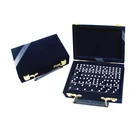 Custom leather domino game double six dominoes set with cases