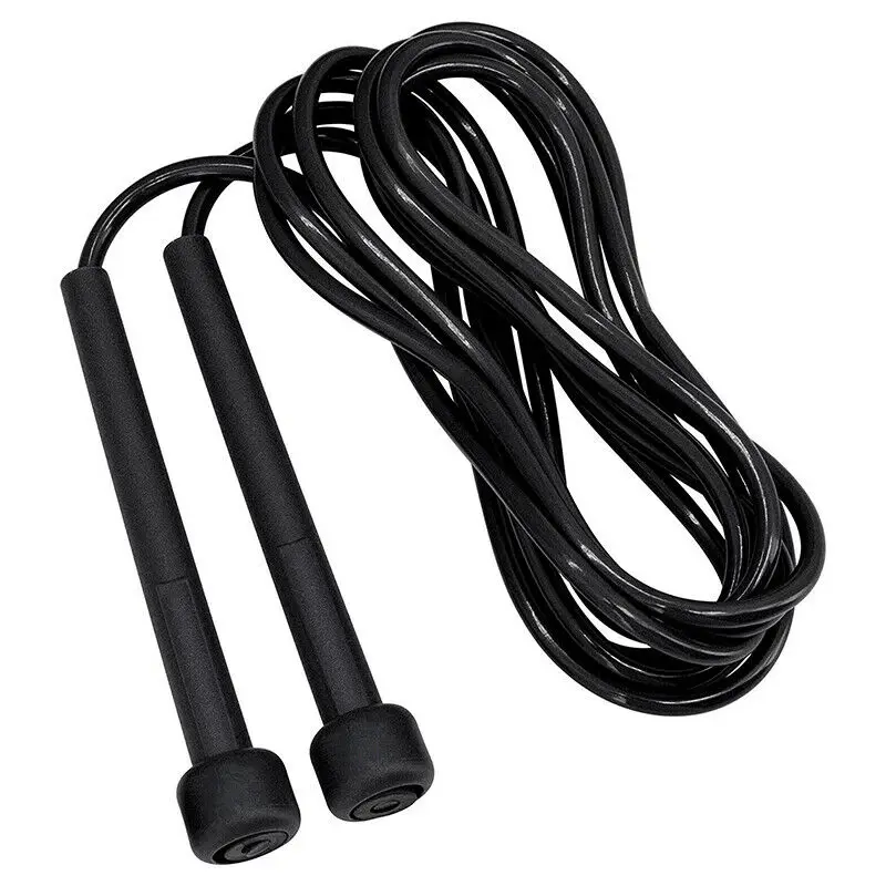 Home Exercise Black Skipping Rope Fitness Gym Adjustable Speed Skipping Rope 
