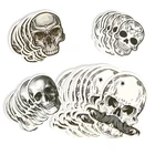 Sticker Printing Decorative Skull Self Adhesive Waterpoof Die Cut Kiss Cut Sticker Custom Vinyl Decal Sticker