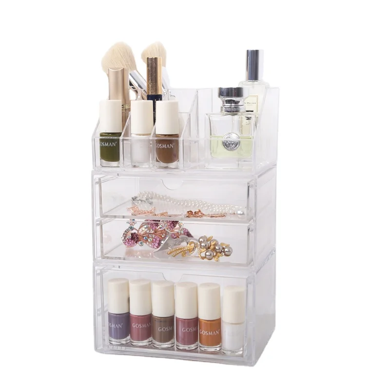 Popular Plastic Girl's Organizer Cosmetics Storage Makeup Organizer