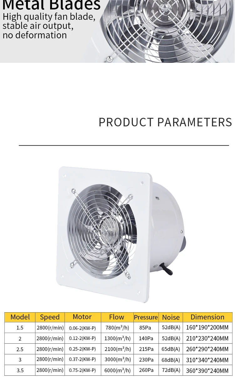 Electric Duct Exhaust Fan, Centrifugal, Plastic - detail 8