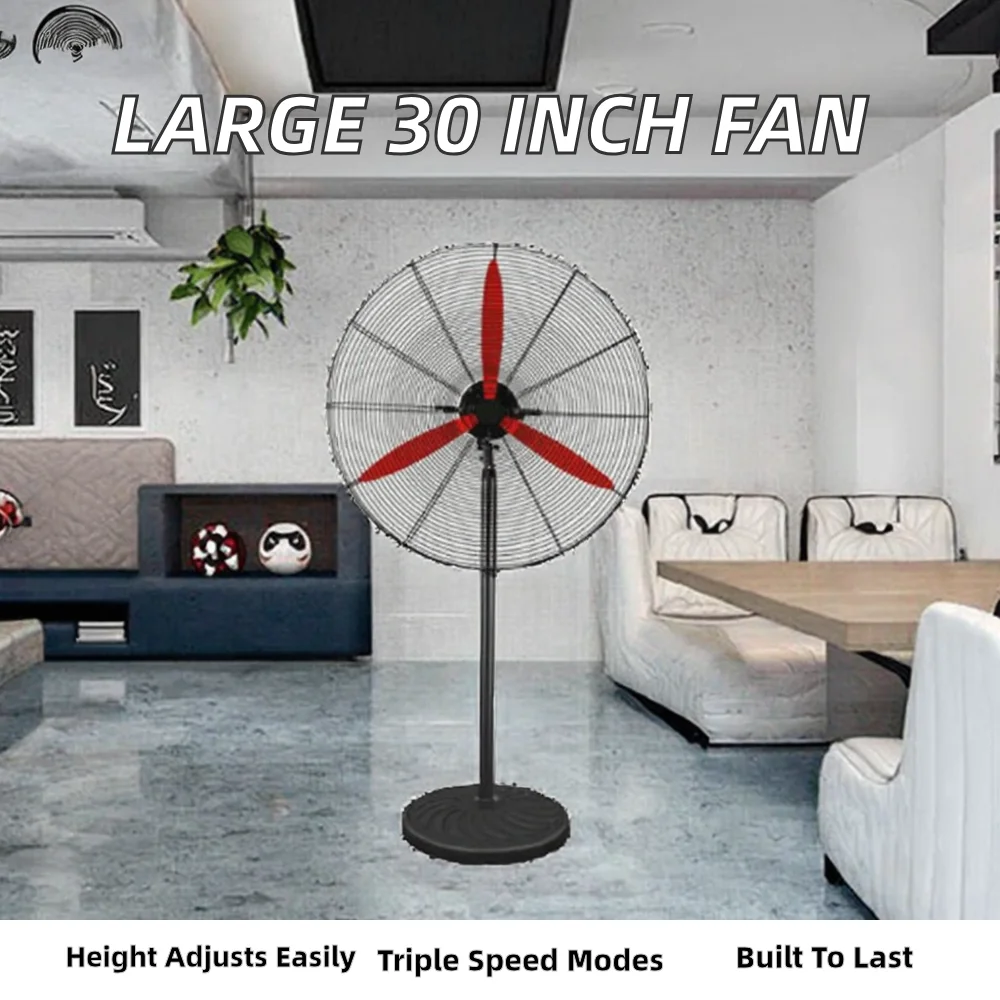 Pedestal Fan, 210W, Metal - detail 4
