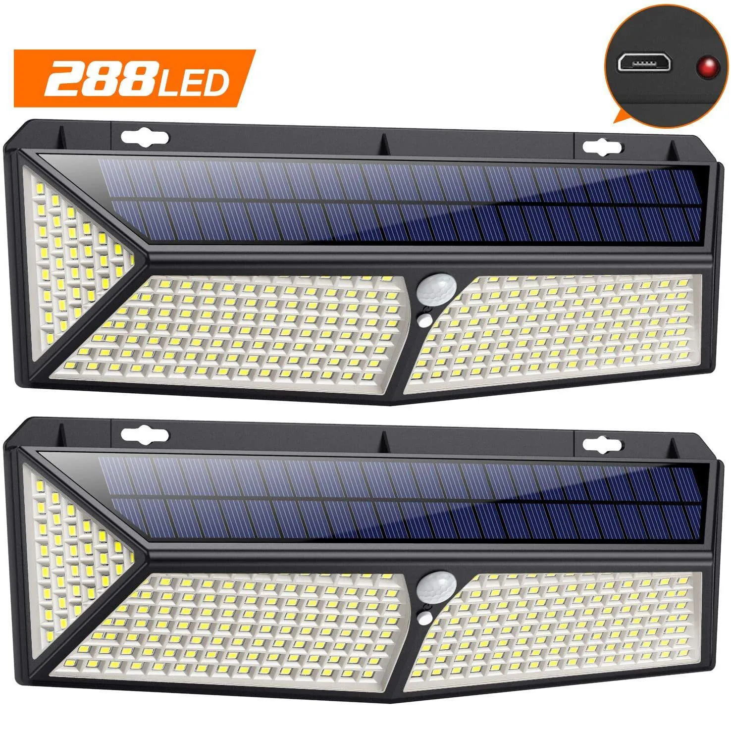 288 led solar lights