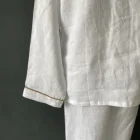 Pajamas Pyjamas Womenpajamas Pajamas 100% Linen Classic Pajamas PJS Pyjamas
