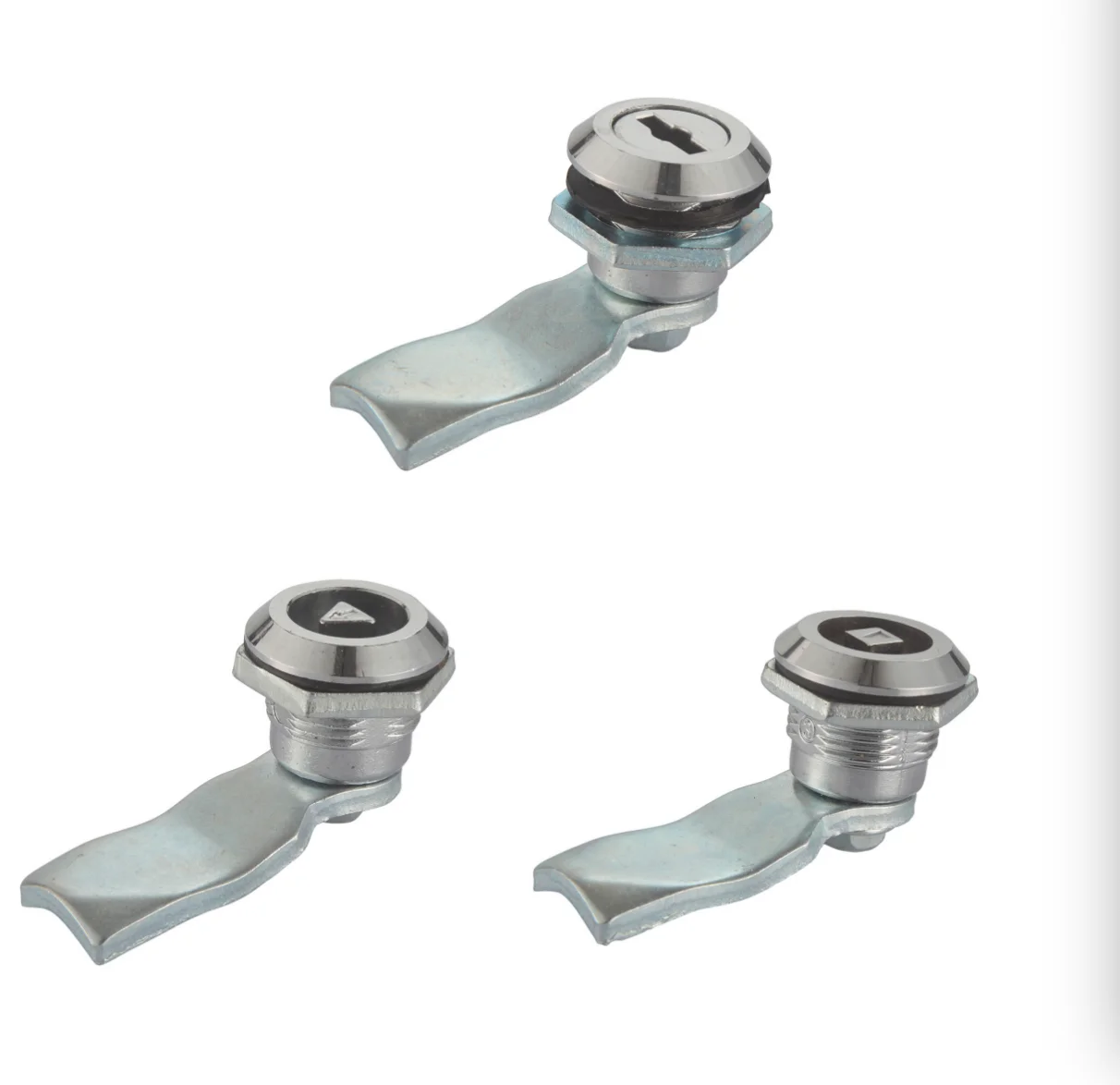 2025 Zinc Alloy Triangle Key Quarter Turn Latch Cam Lock for Electrical Cabinet Door supplier