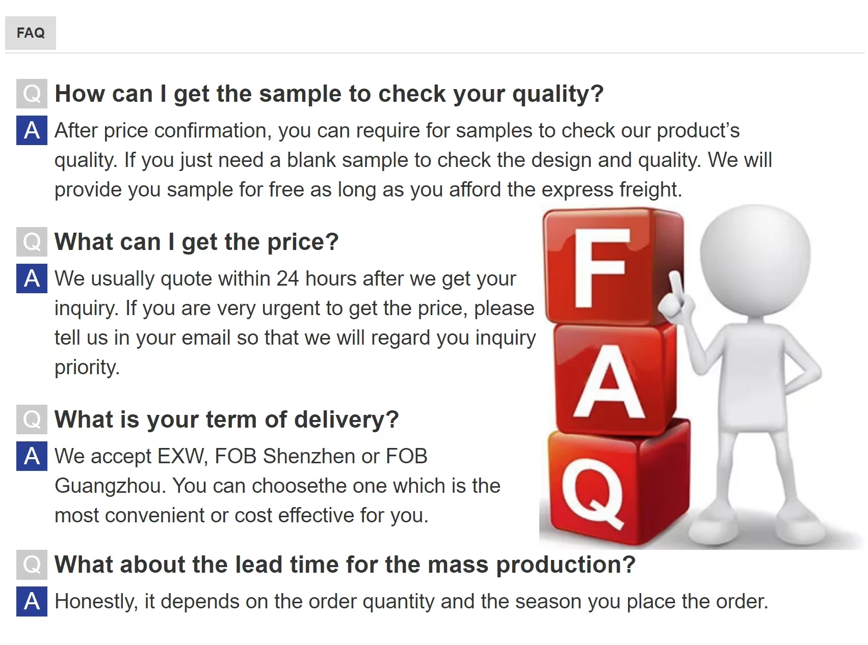 FAQ