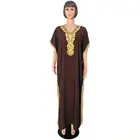 2021 Middle East Abaya Factory Wholesale Embroidery Islamic Clothing Maxi Dress For Muslim Women