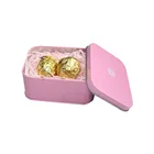 Chocolate Tin Wholesale Printed Packaging Chocolate Metal Box Empty Fancy Rectangular Chocolate Tin Box