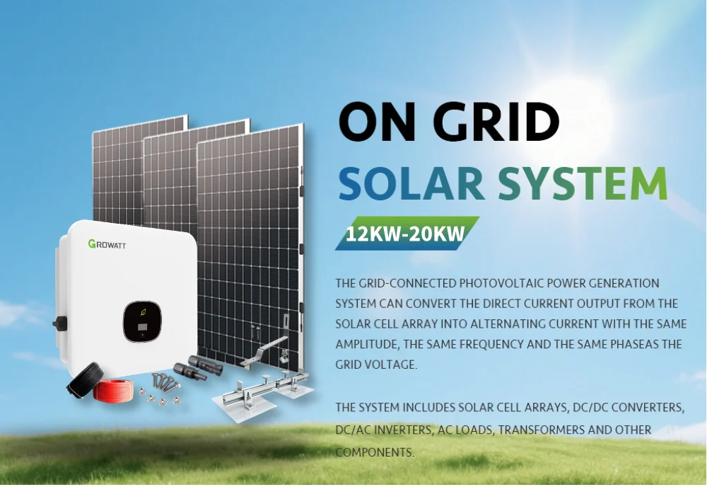 QIANEN On-grid 12kw-20kw Solar Energy System Kit Complete Kit with Inverter Polycrystalline Silicon Solar Panel for House Use supplier