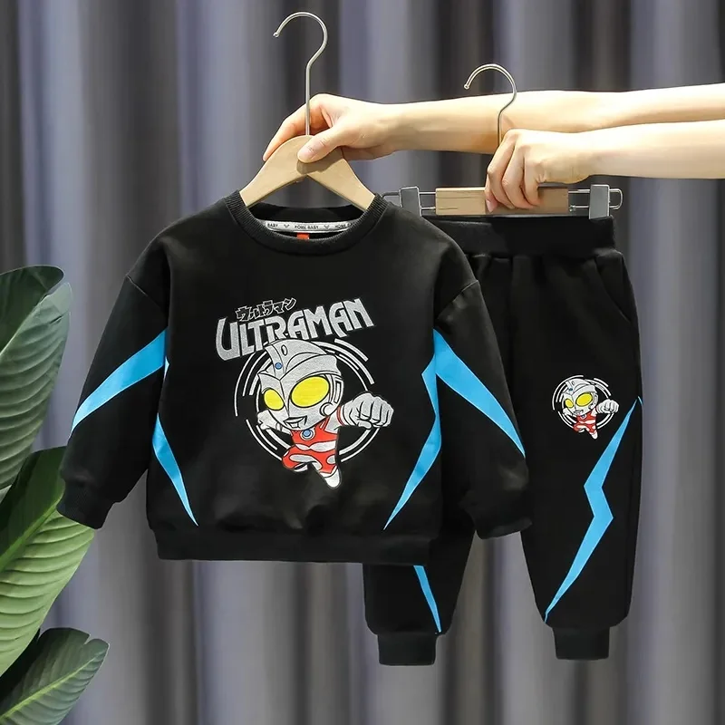 Newest Fashion Winter Autumn Kids Suit 2pcs Cotton Thickening Casual Boys Clothes Se