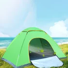 Family New Style Big Family Double Layer 3-4 Person Automatic Camping Tent