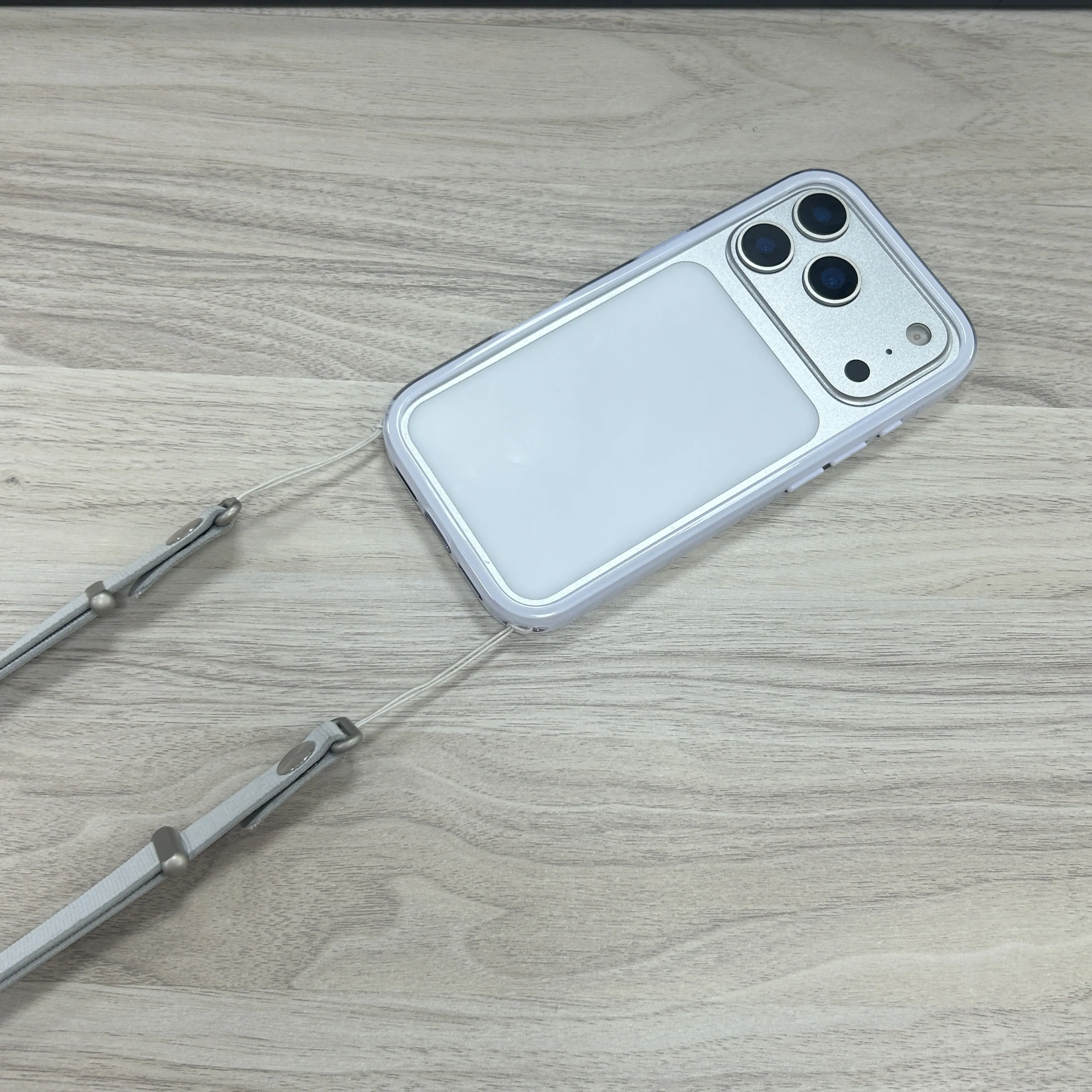 product laudtec shockproof phone bumper for iphone air 17 16 pro max slim lightweight protective frame support crossbody strap sjk1102-7