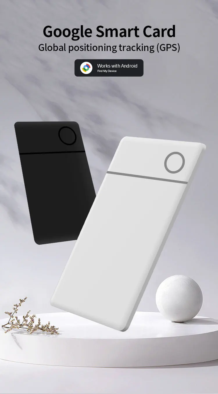 RSH Android Card Google Find My Device Ultra Thin Smart Wallet Tracker Card Finder for Wallet Passport supplier