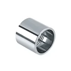 Pipe Socket Stainless Steel 304 316 Female Thread Mirror Polished Full/half Pipe Socket Coupling