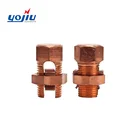 Copper Connector High Quality Electrical Copper Earth Grounding Connector Split Bolt Type Wire Clamp