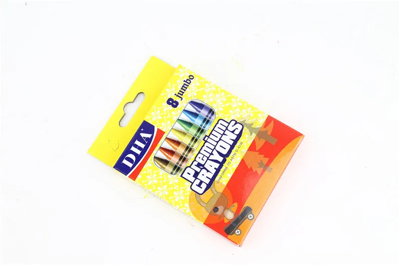 Wholesale OEM ODM Art Set Crayon Set 12 Colors Custom Non-Toxic Wax Crayons Set For Kids