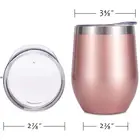 Beer Mugs 2021 Custom Logo 12oz Double Wall Stainless Steel Vacuum Insulated Beer Wine Coffee Tumbler Cups
