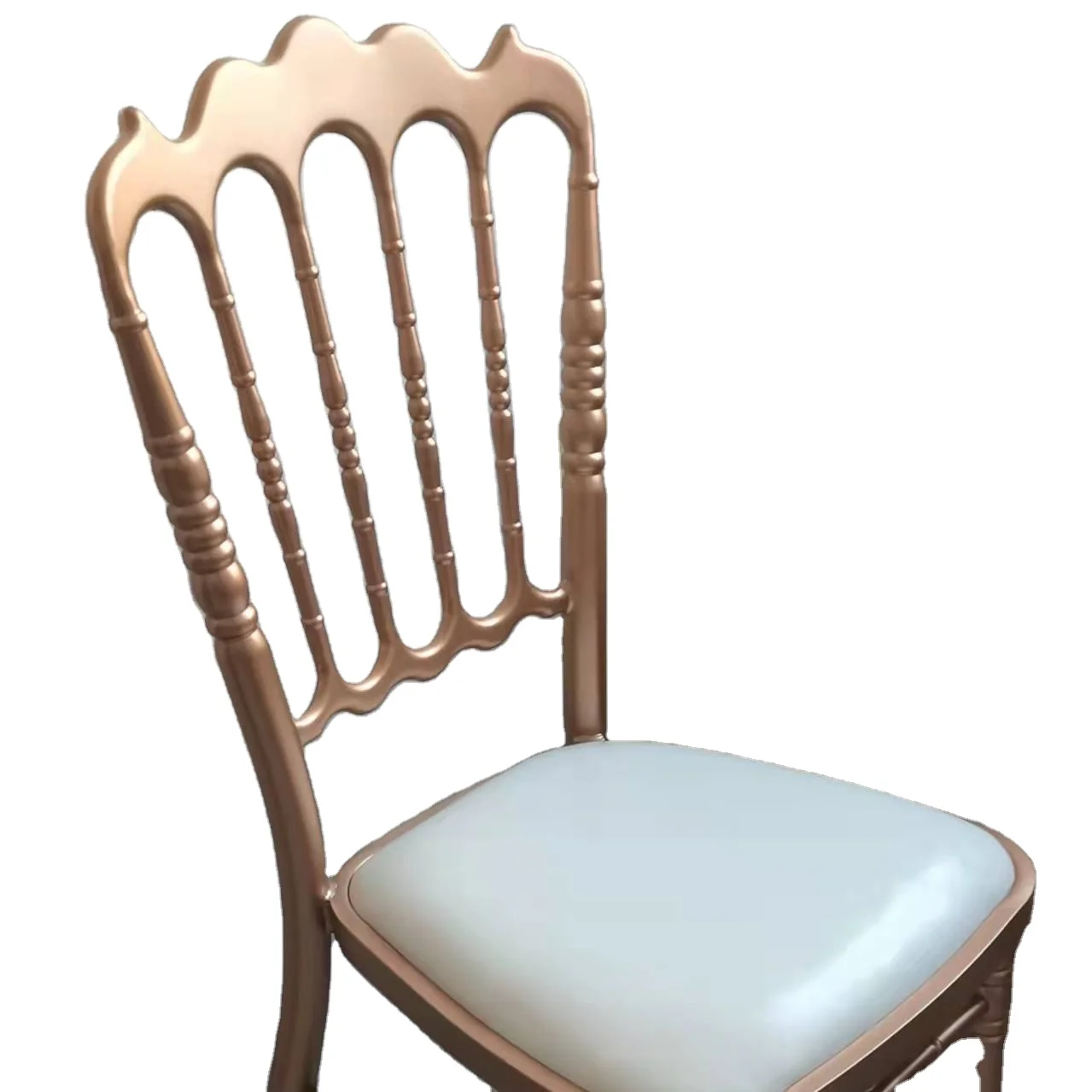 rose gold wedding tiffany chair