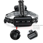 Flashlight 2000 Head Lamp Usb Rechargeable Headlight 5LED Outdoor Waterproof Camping Flashlight 5 Modes