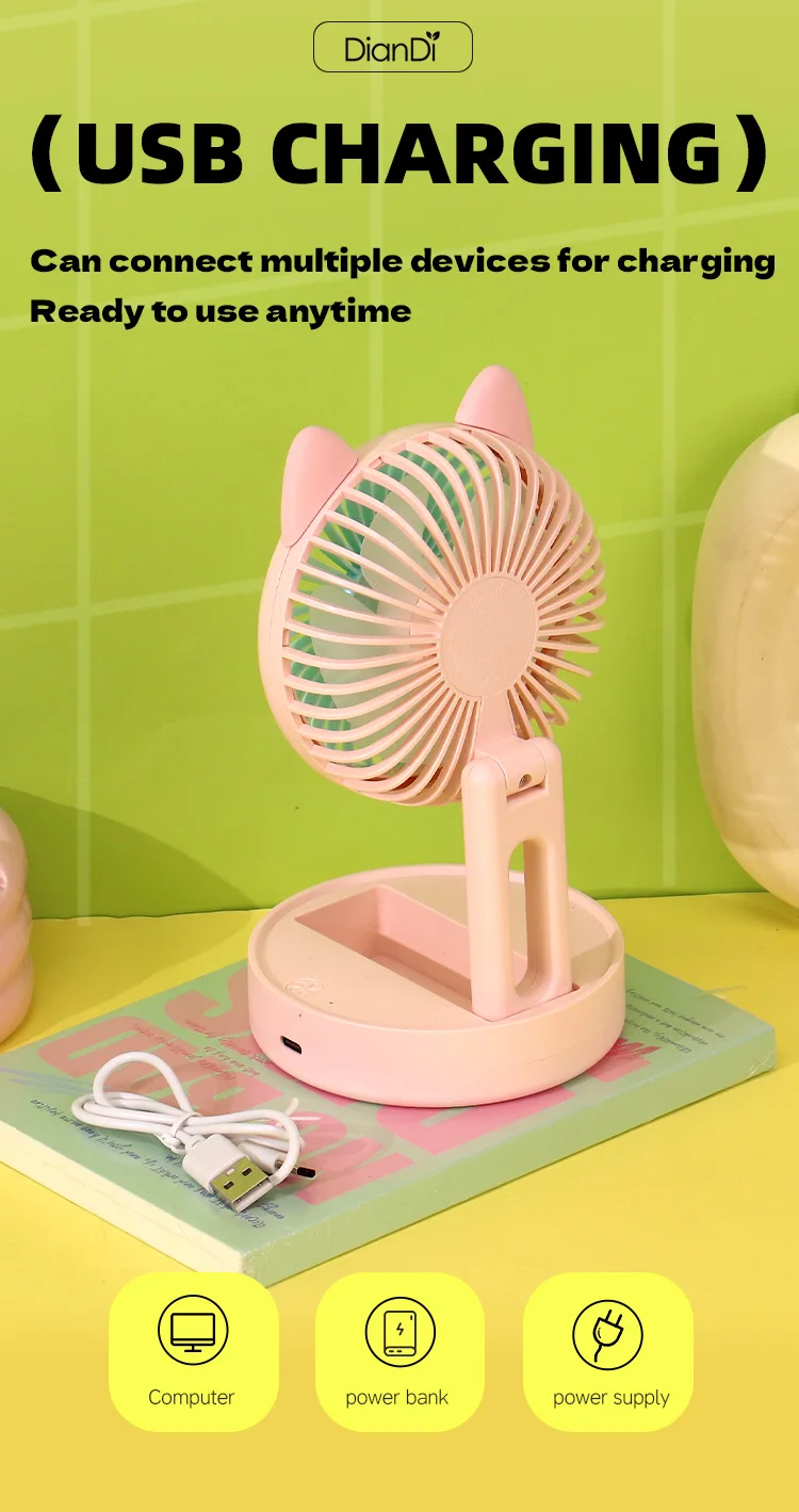 Table Fan, G6615A, Portable, USB - detail 24