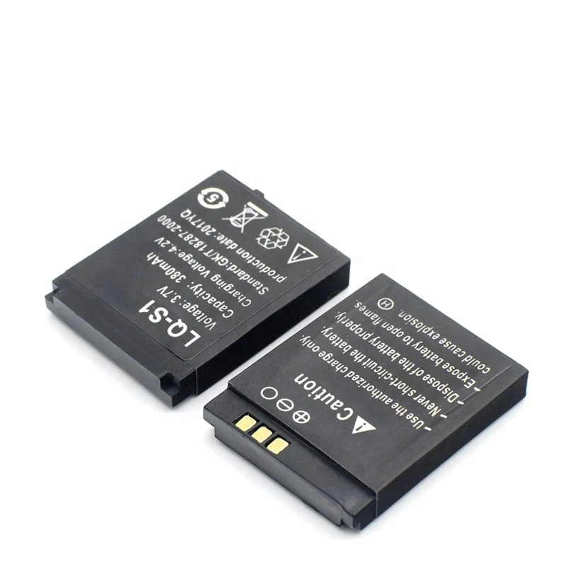 product easy stall smart watch replacement battery lq s1 polymer battery for dz09 qw09 w8 a1 v8 x6 polymer battery 37v 230mah 300mah-12