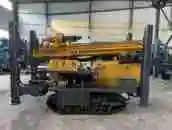 China Factory HWH180 DTH Crawler Drilling Rig 180m 55kw Pneumatic Water Well Drilling Machine