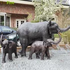 Brass Elephant Brass Statue Life Size Hand Casting Brass Bronze Elephant Statue
