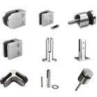 Fittings Glass 304 316 Duplex 2205 Stainless Steel Fittings Pool Fence Glass Clamp Standoff Spigot Hardware