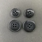 Shirt Button Wholesale High Quality Custom Lettering Garment 4 Holes Shirt Resin Button For Jacket
