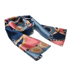 Purple Scarf Scarf And Scarf Wholesale High Quality Purple Uniform Silk Small Scarf