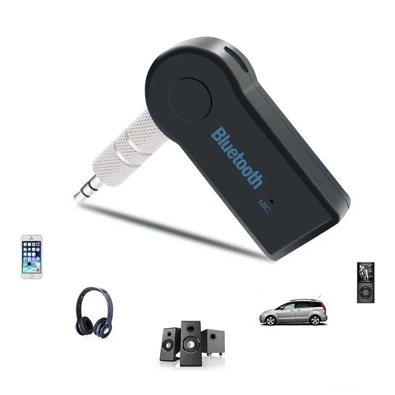 Wireless USB Mini Bluetooth Aux Stereo Audio Music Car Adapter Receiver 3.5mm 