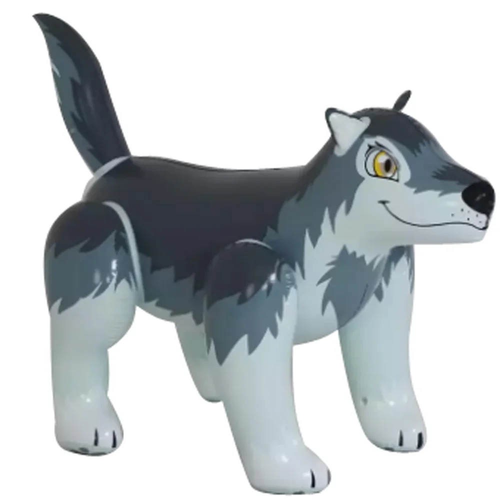 High Quality Pvc Inflatable Wolf Animal Cartoon Models For Toys - Buy  Inflatable Wolf Balloon,Wolf Head Bracelet,Hongyi Animal Toy Product on  