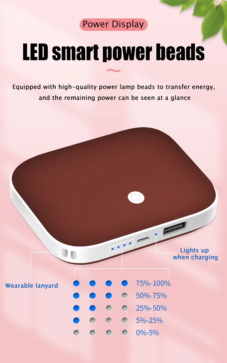 Hand Warmer, Portable, 10000mah, 5v, 2a - detail 8