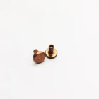 Rivets Rivet Rivet OEM Customizable Gold Plating Flat Head Small 8mm Copper Rivets