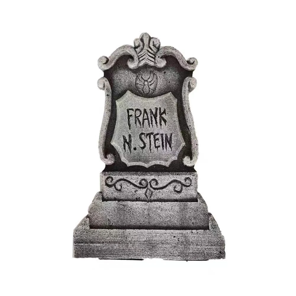 Custom Funny Color Box Party High Quality Horror Tombstone 2024 New Vivid Halloween Decoration For Outdoor