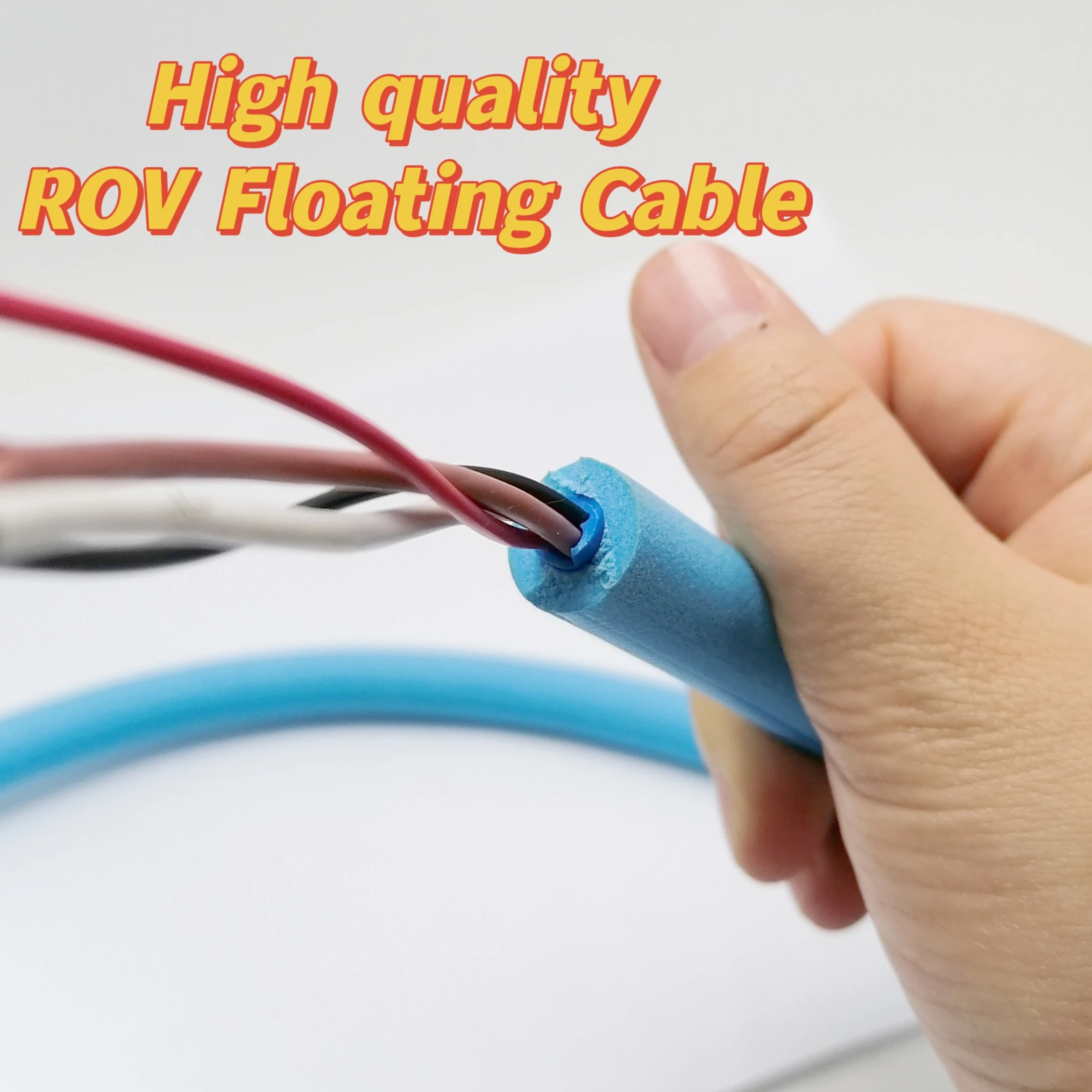 Swimming Pool Waterproof Rov Cable Zero Buoyancy Floating Underwater